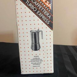 Vintage Ilsa Stainless Steel Stovetop Espresso Maker